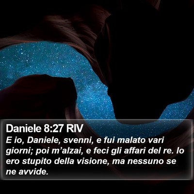 Daniele 8:27 RIV Bible Verse Image