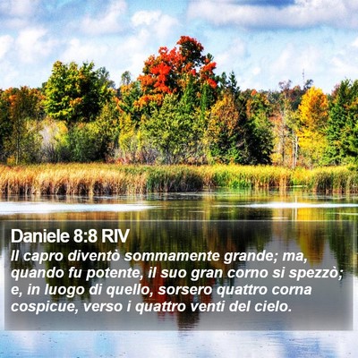Daniele 8:8 RIV Bible Verse Image