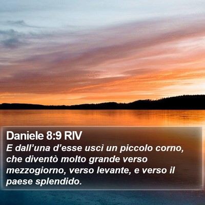 Daniele 8:9 RIV Bible Verse Image