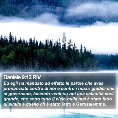 Daniele 9:12 RIV Bible Verse Image