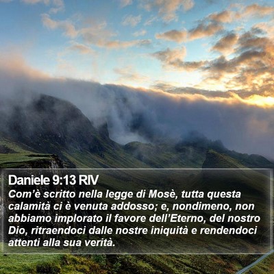 Daniele 9:13 RIV Bible Verse Image
