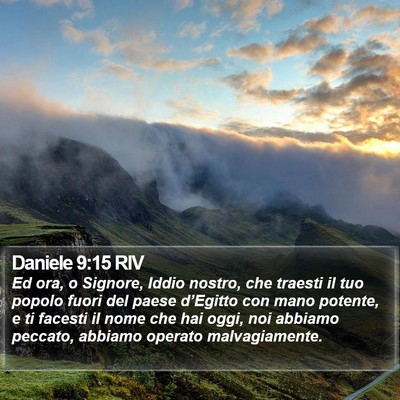 Daniele 9:15 RIV Bible Verse Image