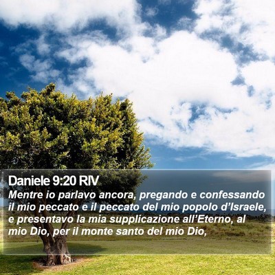 Daniele 9:20 RIV Bible Verse Image