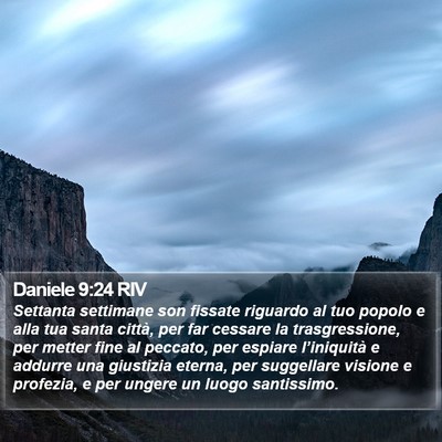 Daniele 9:24 RIV Bible Verse Image