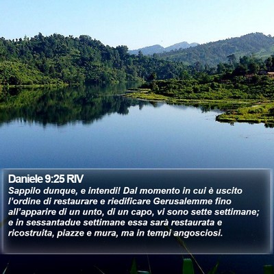 Daniele 9:25 RIV Bible Verse Image