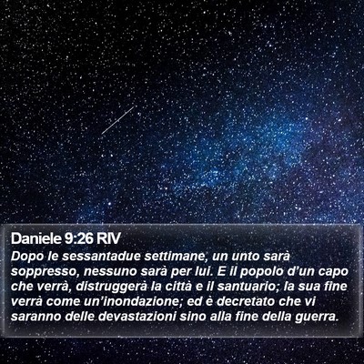 Daniele 9:26 RIV Bible Verse Image