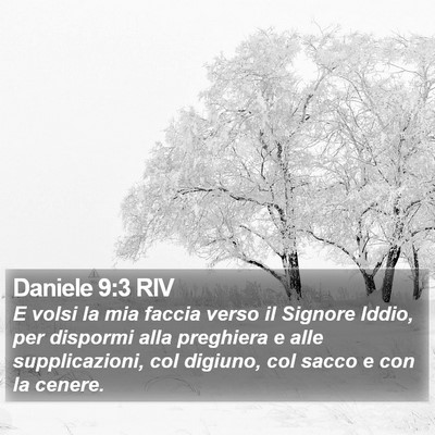 Daniele 9:3 RIV Bible Verse Image