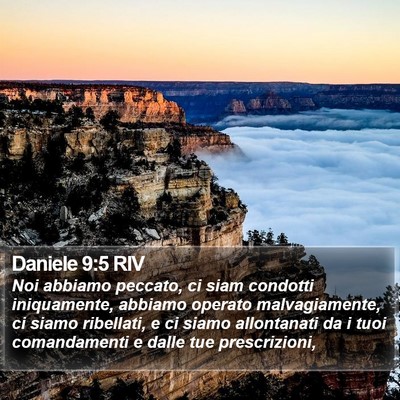 Daniele 9:5 RIV Bible Verse Image