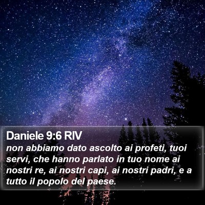 Daniele 9:6 RIV Bible Verse Image