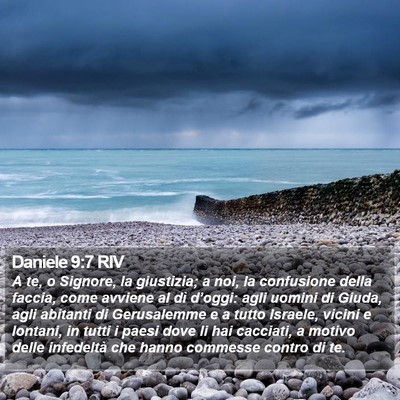 Daniele 9:7 RIV Bible Verse Image