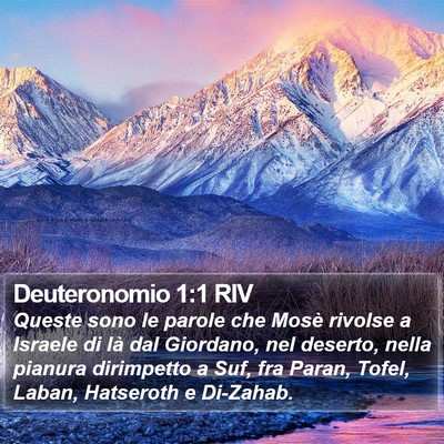 Deuteronomio 1:1 RIV Bible Verse Image