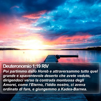 Deuteronomio 1:19 RIV Bible Verse Image