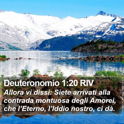 Deuteronomio 1:20 RIV Bible Verse Image