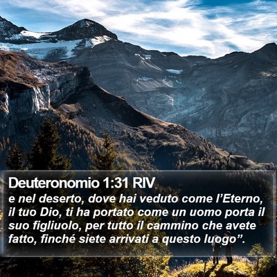 Deuteronomio 1:31 RIV Bible Verse Image