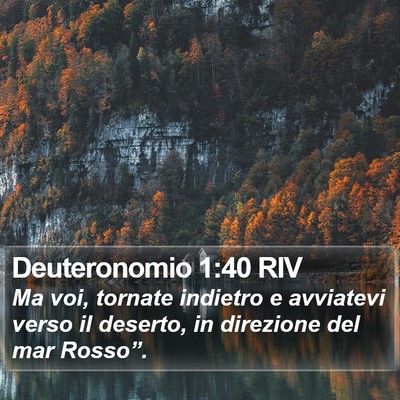 Deuteronomio 1:40 RIV Bible Verse Image