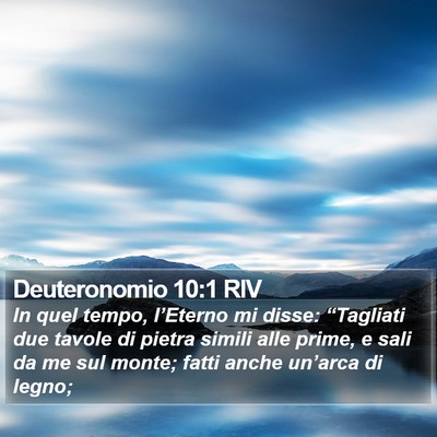 Deuteronomio 10:1 RIV Bible Verse Image