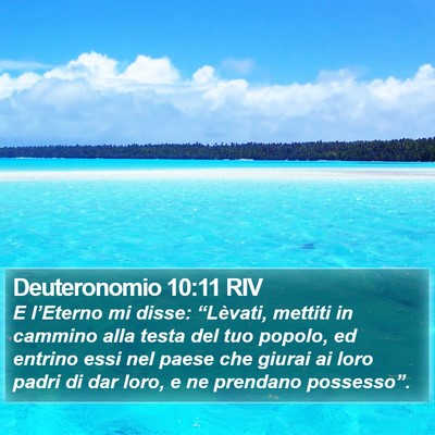 Deuteronomio 10:11 RIV Bible Verse Image