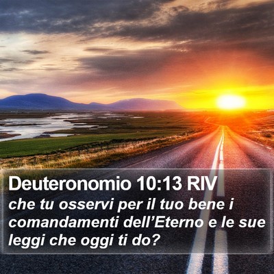 Deuteronomio 10:13 RIV Bible Verse Image