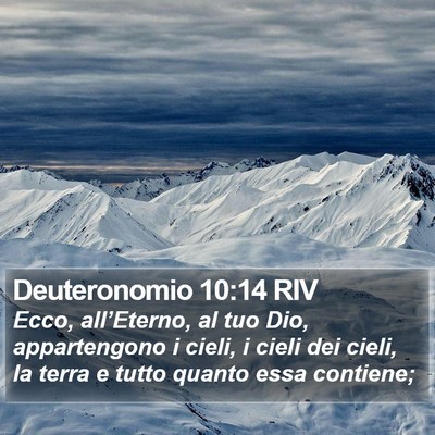 Deuteronomio 10:14 RIV Bible Verse Image