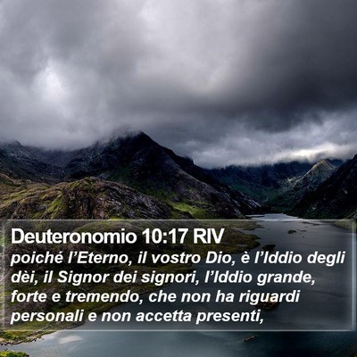 Deuteronomio 10:17 RIV Bible Verse Image