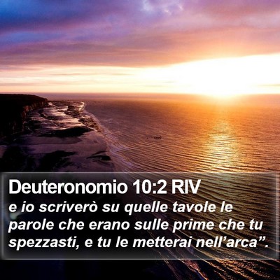 Deuteronomio 10:2 RIV Bible Verse Image