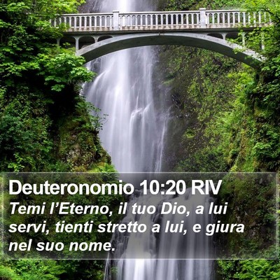 Deuteronomio 10:20 RIV Bible Verse Image