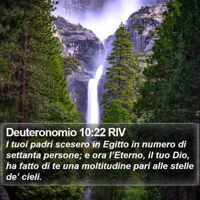 Deuteronomio 10:22 RIV Bible Verse Image