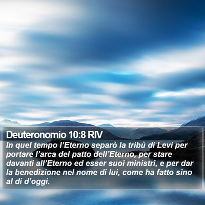 Deuteronomio 10:8 RIV Bible Verse Image