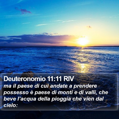 Deuteronomio 11:11 RIV Bible Verse Image