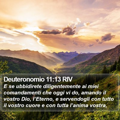 Deuteronomio 11:13 RIV Bible Verse Image