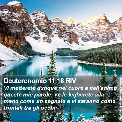 Deuteronomio 11:18 RIV Bible Verse Image