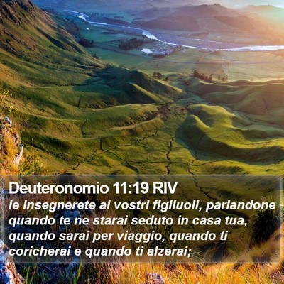 Deuteronomio 11:19 RIV Bible Verse Image