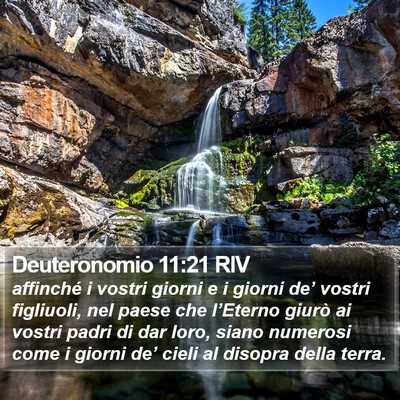 Deuteronomio 11:21 RIV Bible Verse Image