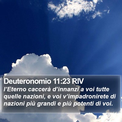 Deuteronomio 11:23 RIV Bible Verse Image