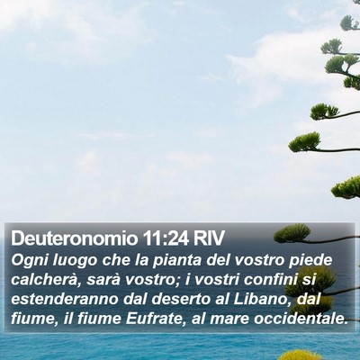 Deuteronomio 11:24 RIV Bible Verse Image