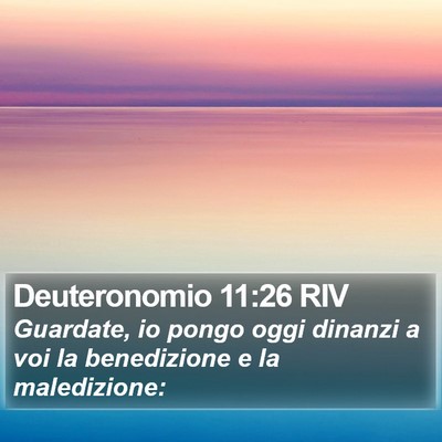 Deuteronomio 11:26 RIV Bible Verse Image
