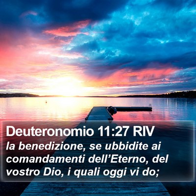 Deuteronomio 11:27 RIV Bible Verse Image