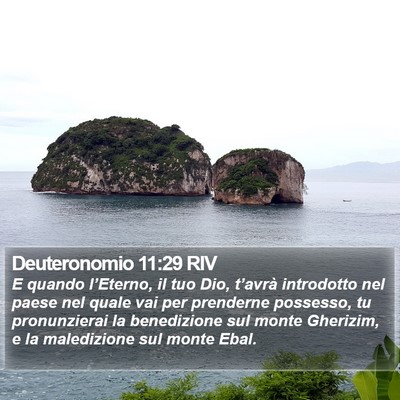 Deuteronomio 11:29 RIV Bible Verse Image