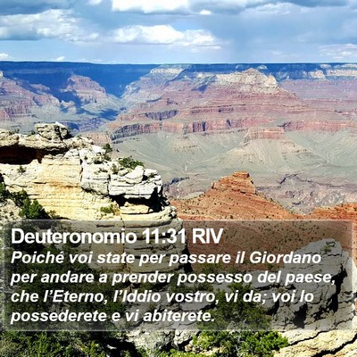 Deuteronomio 11:31 RIV Bible Verse Image