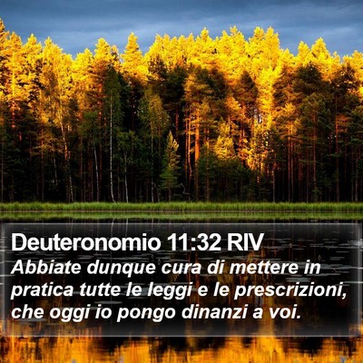 Deuteronomio 11:32 RIV Bible Verse Image