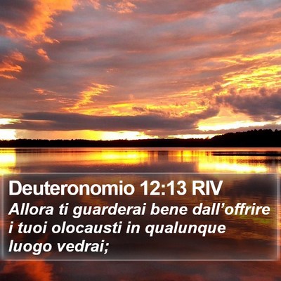 Deuteronomio 12:13 RIV Bible Verse Image