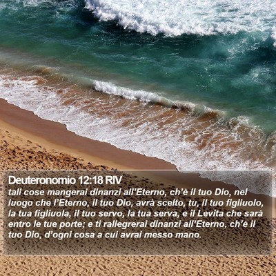 Deuteronomio 12:18 RIV Bible Verse Image