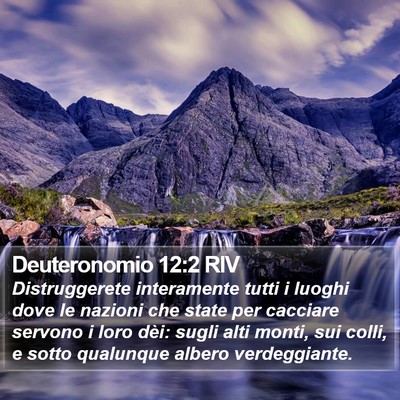 Deuteronomio 12:2 RIV Bible Verse Image