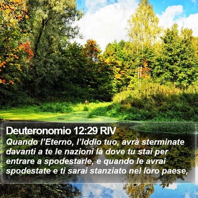 Deuteronomio 12:29 RIV Bible Verse Image
