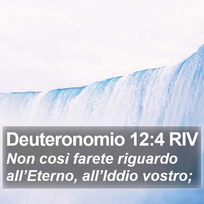 Deuteronomio 12:4 RIV Bible Verse Image