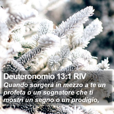 Deuteronomio 13:1 RIV Bible Verse Image