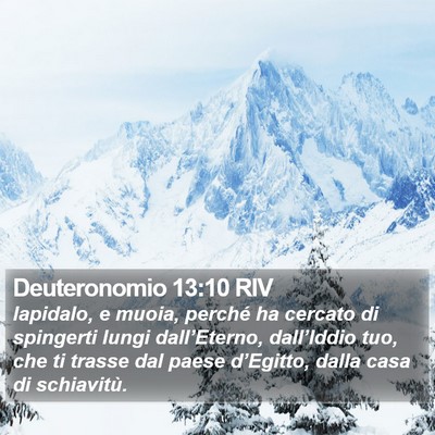 Deuteronomio 13:10 RIV Bible Verse Image