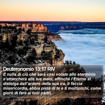 Deuteronomio 13:17 RIV Bible Verse Image