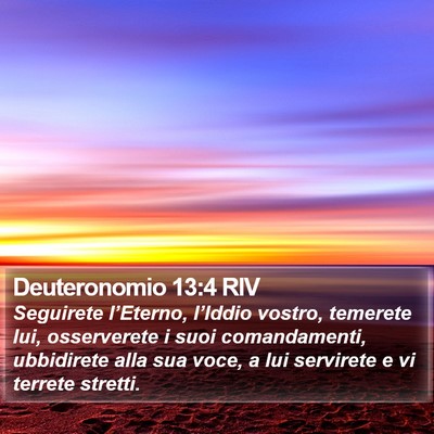 Deuteronomio 13:4 RIV Bible Verse Image