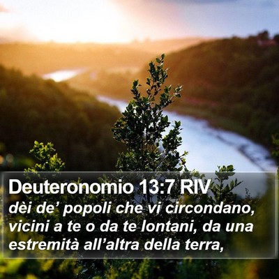 Deuteronomio 13:7 RIV Bible Verse Image